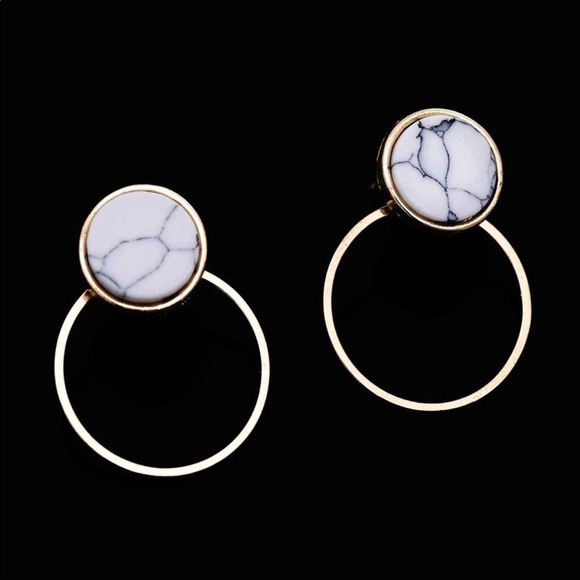 3D circle Earrings - Picture 1 of 2